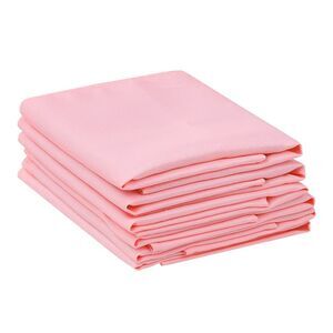 6 Pack Polyester Napkins for Wedding Restaurant Party 18x18 Inch Pink